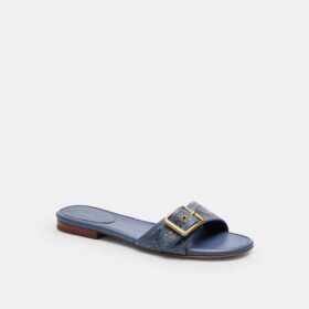Sandali Margot in denim Crystal Signature
