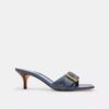 Sandali Margot in denim Crystal Signature