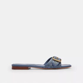 Sandali Margot in denim Crystal Signature