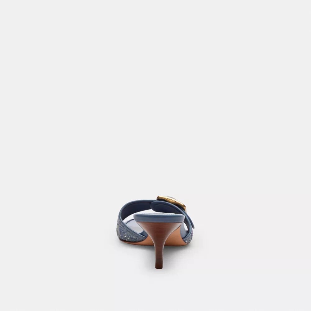 Sandali Margot in denim Crystal Signature