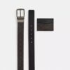 Set composto da portacarte e cintura in Signature Canvas