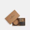 Set composto da portacarte e cintura in Signature Canvas