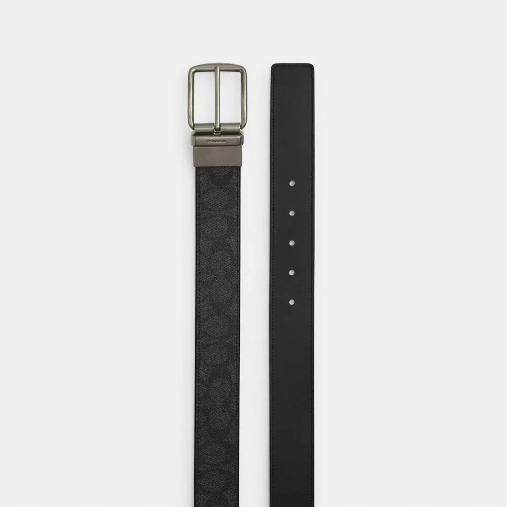 Set composto da portacarte e cintura in Signature Canvas
