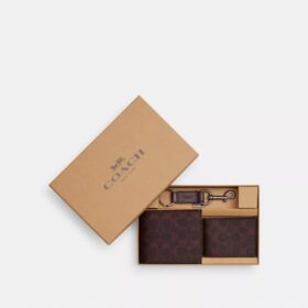 Set regalo 3 in 1 con portafoglio in Signature Canvas