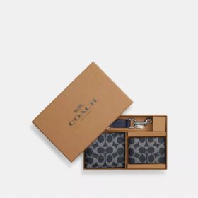 Set regalo 3 in 1 con portafoglio in Signature Canvas