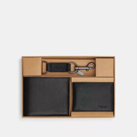 Set regalo con portafoglio 3 in 1 in confezione