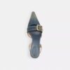 Slingback Margot in denim "Loved"