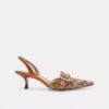 Slingback Margot in jacquard Crystal Signature