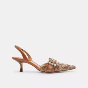 Slingback Margot in jacquard Crystal Signature