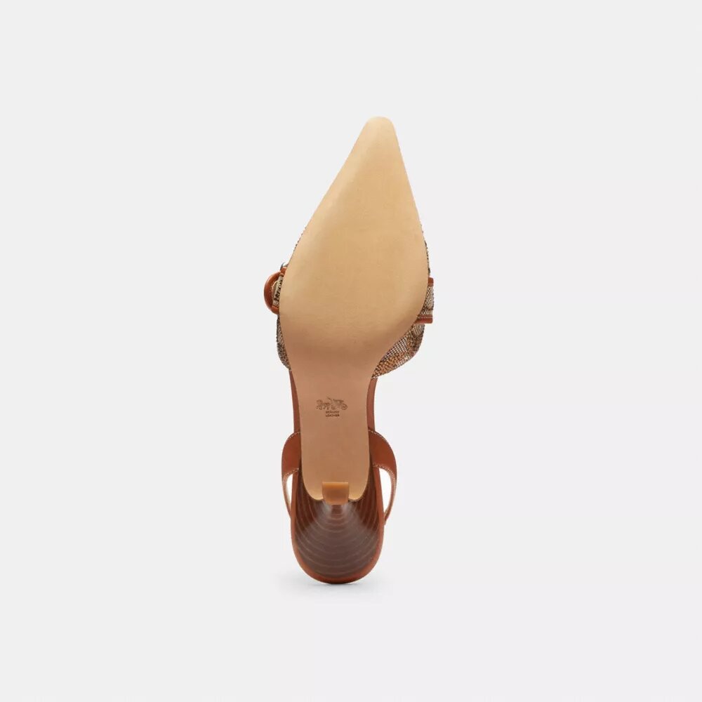 Slingback Margot in jacquard Crystal Signature