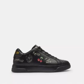 Sneaker alte con stampa Sketch