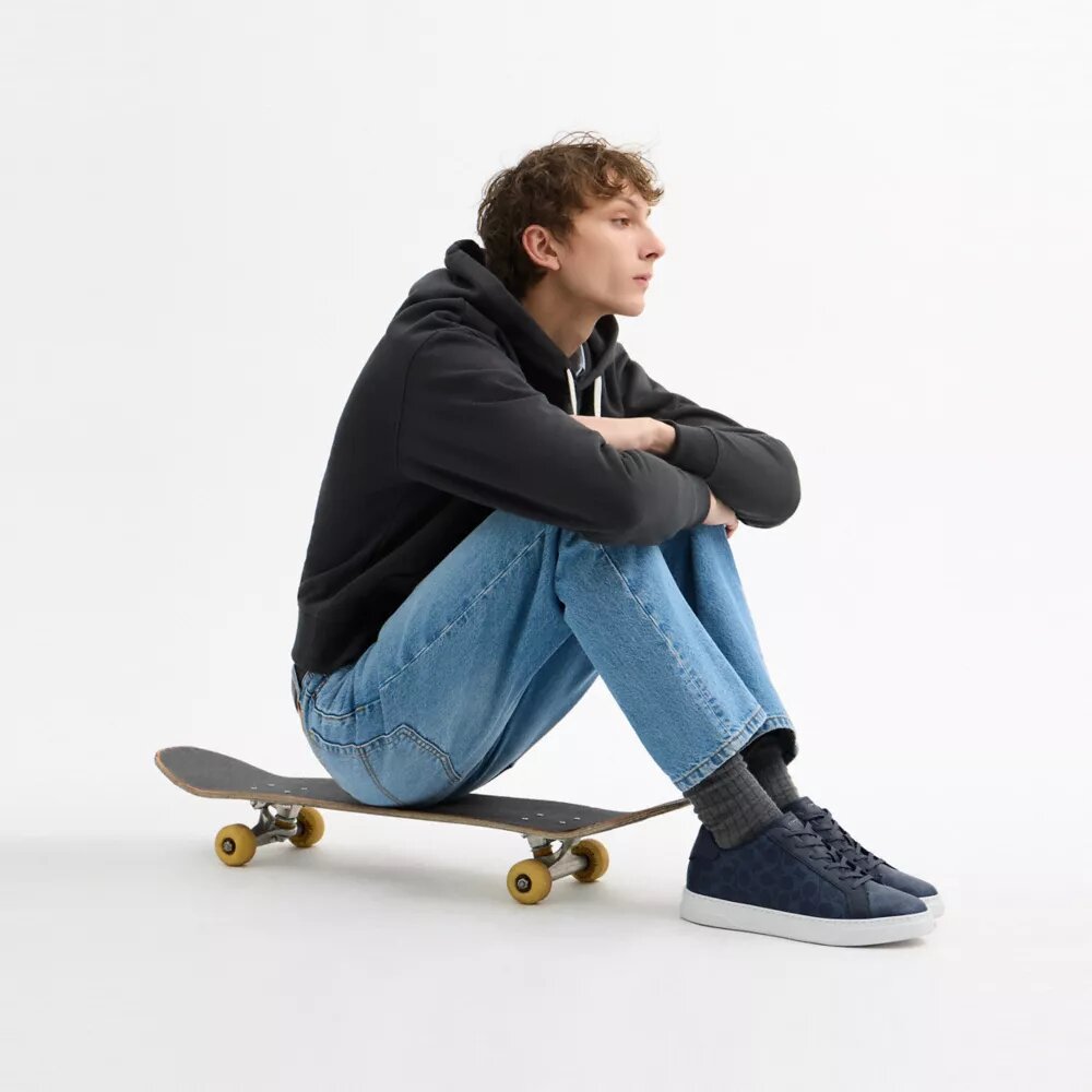 Sneaker alte in Signature Canvas