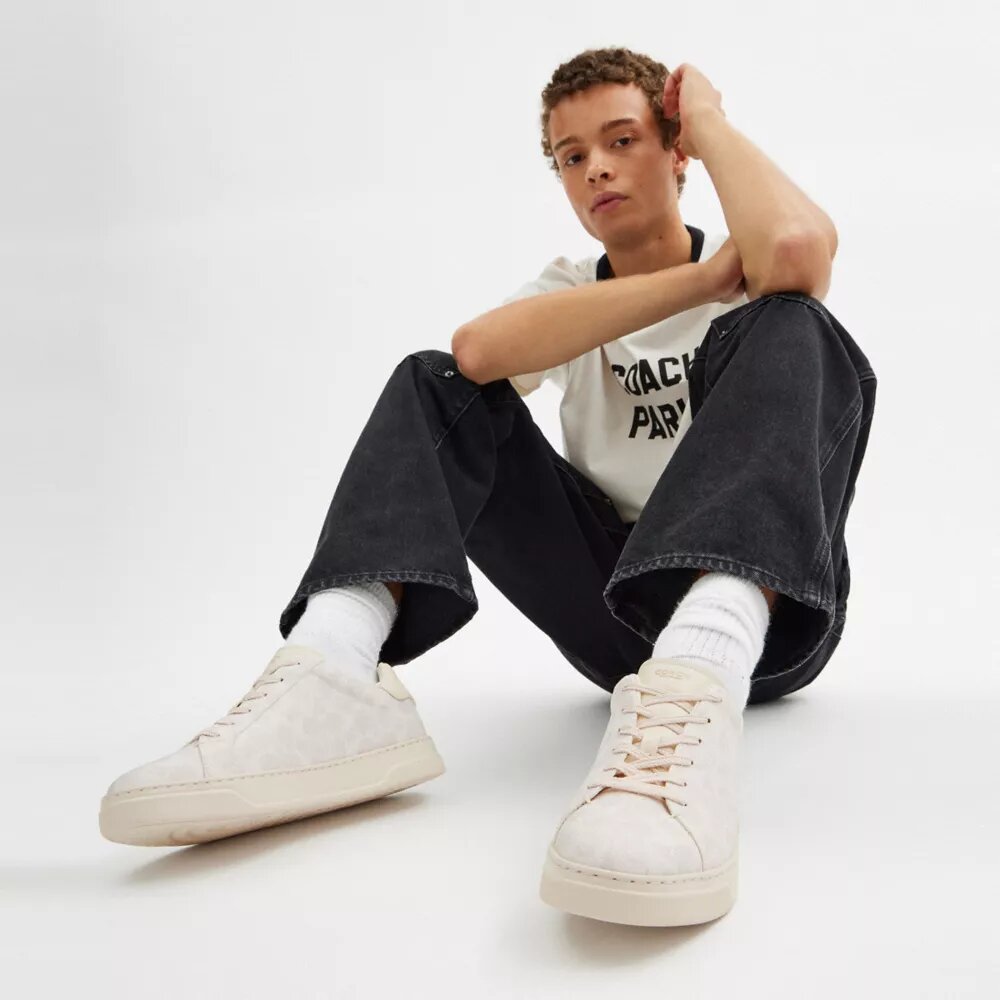 Sneaker alte in Signature Canvas