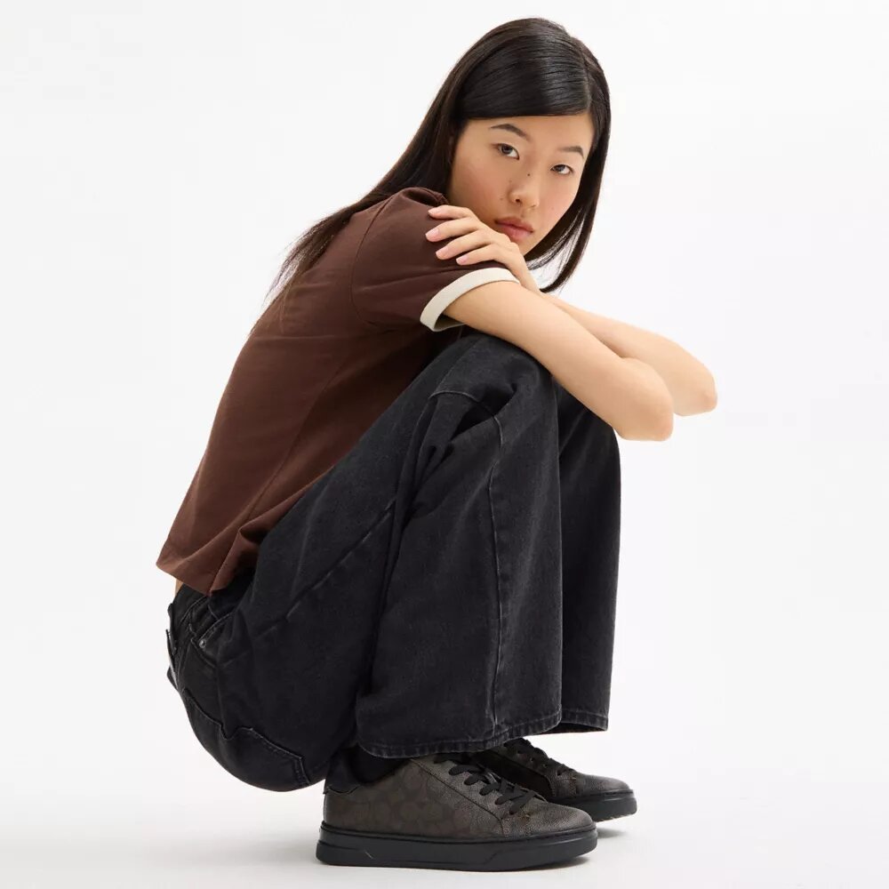 Sneaker alte in Signature Canvas
