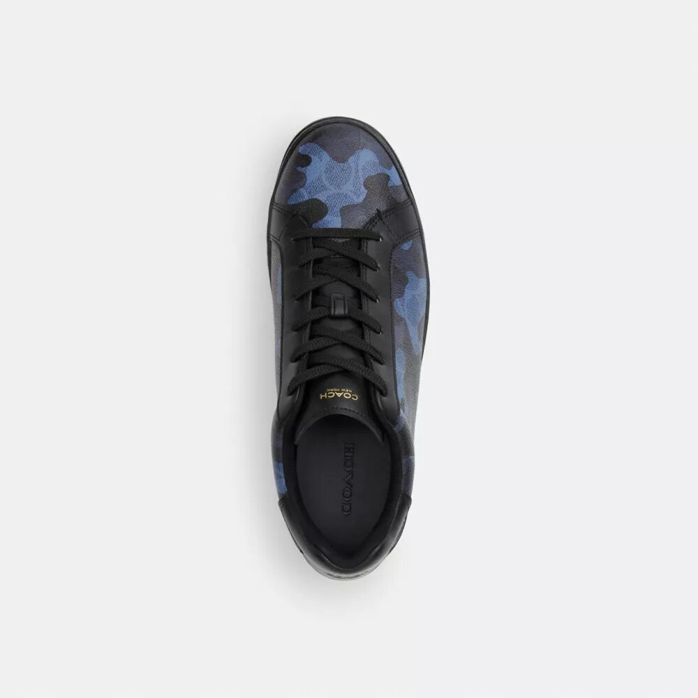 Sneaker alte in Signature Canvas con stampa mimetica