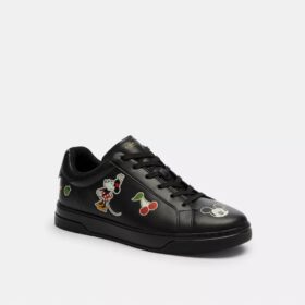 Sneaker Disney X Coach alte con stampa adesiva
