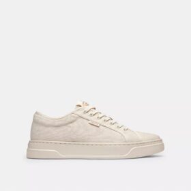 Sneaker in tela con motivo jacquard esclusivo