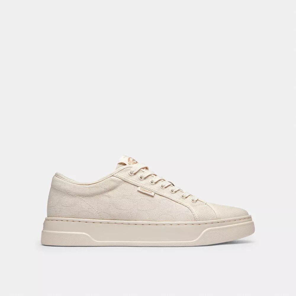 Sneaker in tela con motivo jacquard esclusivo