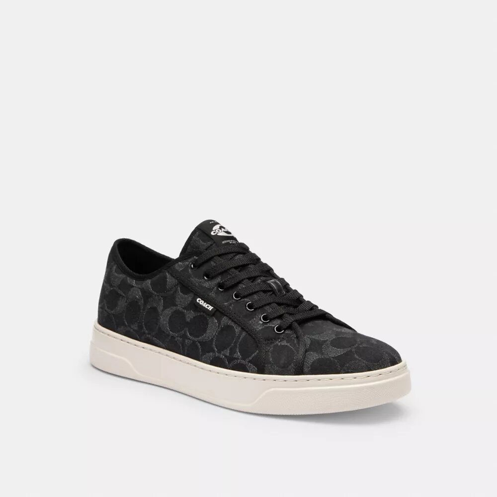 Sneaker in tela nel nostro denim esclusivo