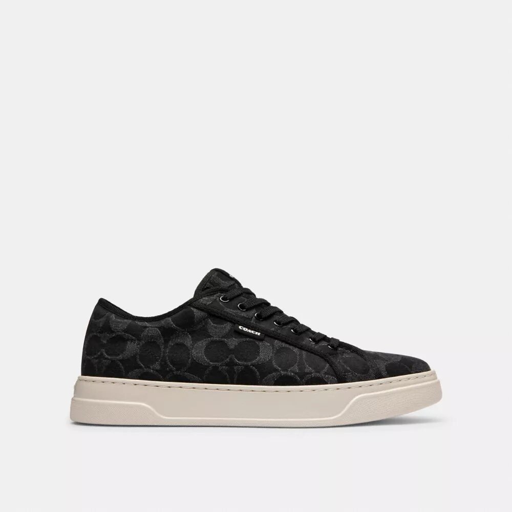 Sneaker in tela nel nostro denim esclusivo