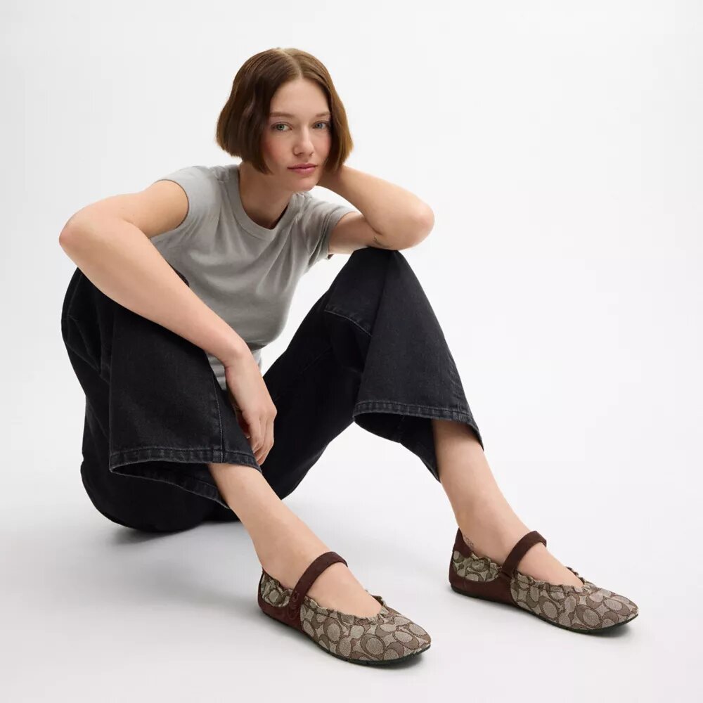 Sneaker Mary Jane in jacquard esclusivo