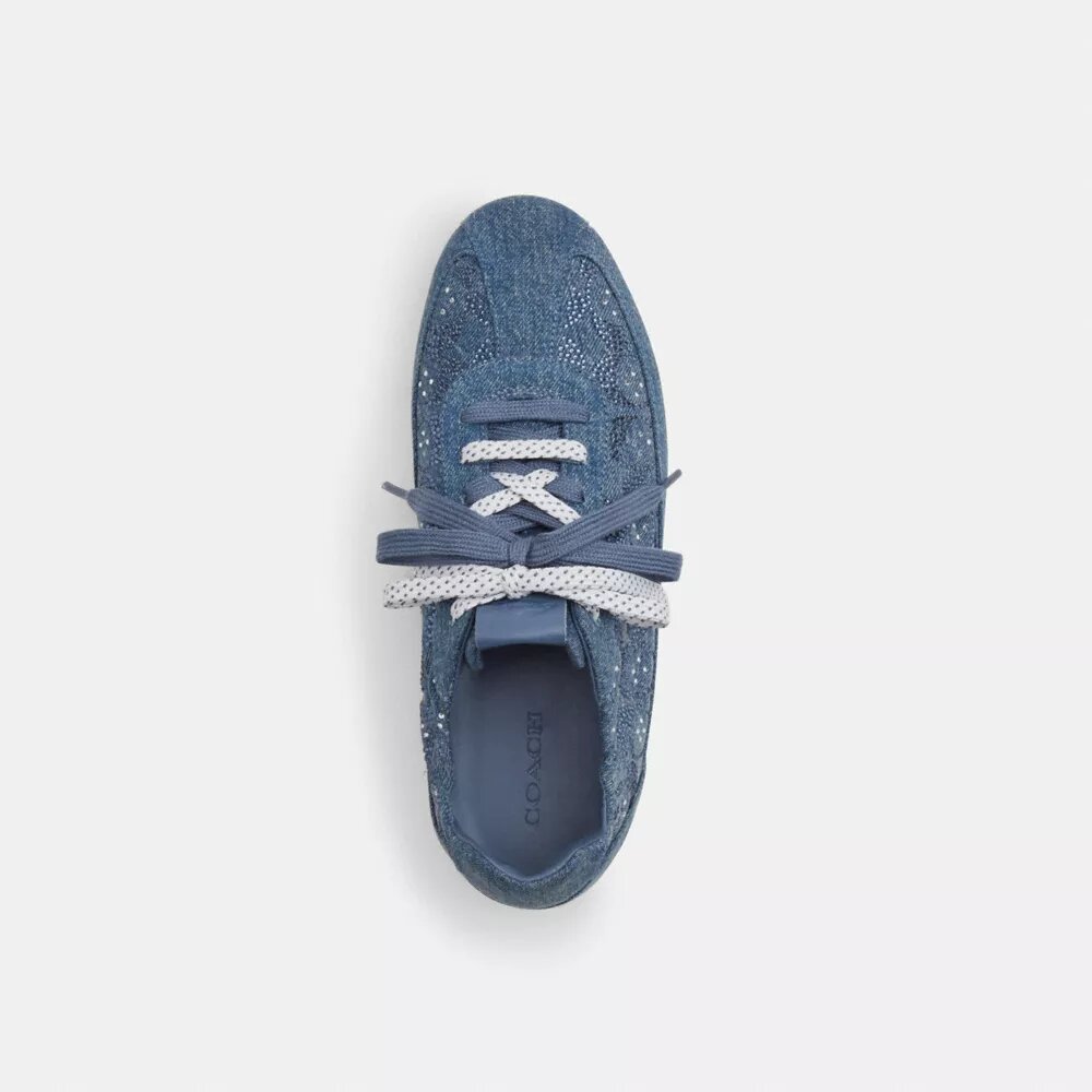 Sneaker morbida in denim esclusivo