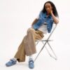 Sneaker morbida in denim esclusivo