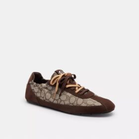 Sneaker morbida in jacquard iconico