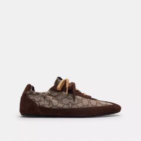 Sneaker morbida in jacquard iconico