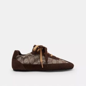 Sneaker morbida in jacquard iconico