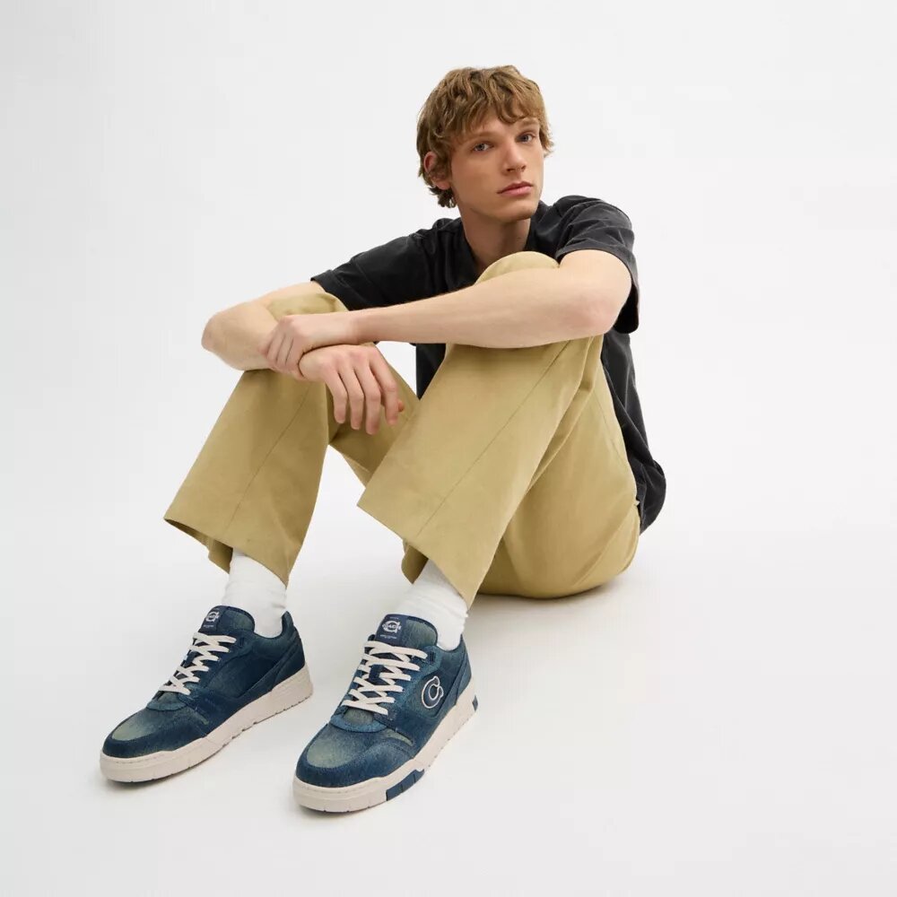 Sneaker Soho in denim "Loved"
