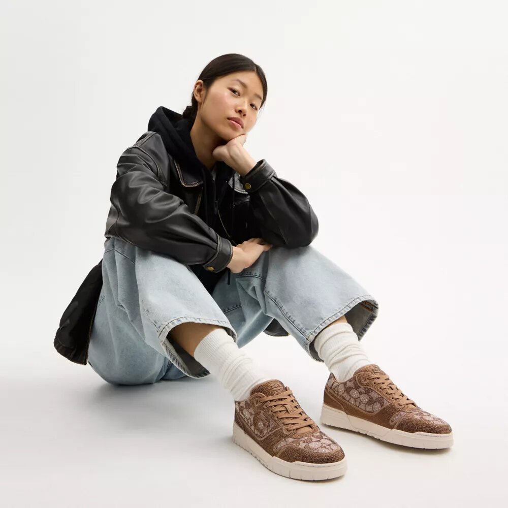 Sneaker Soho in jacquard Crystal Signature