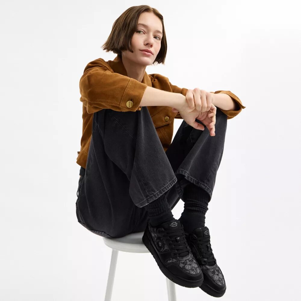 Sneaker Soho in jacquard Crystal Signature