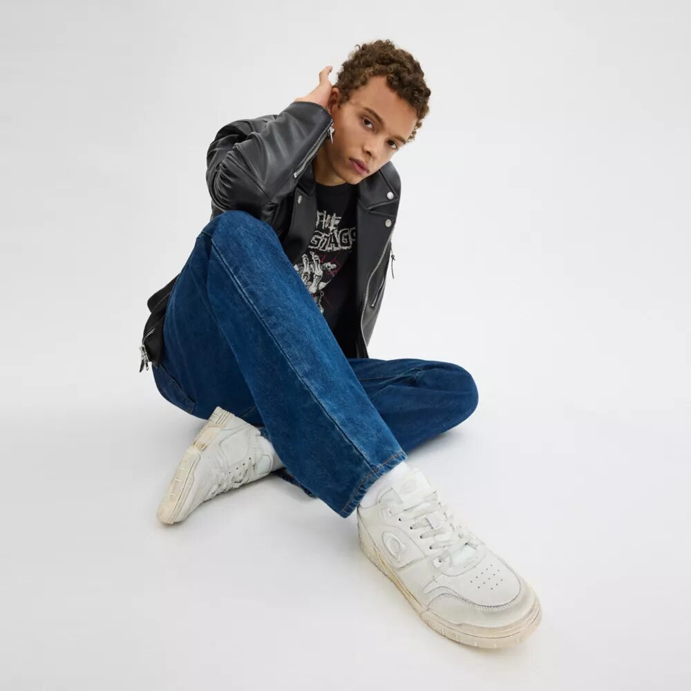 Sneaker Soho in pelle "Loved"