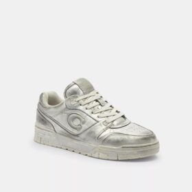 Sneaker Soho in pelle metallizzata invecchiata