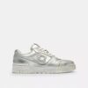 Sneaker Soho in pelle metallizzata invecchiata