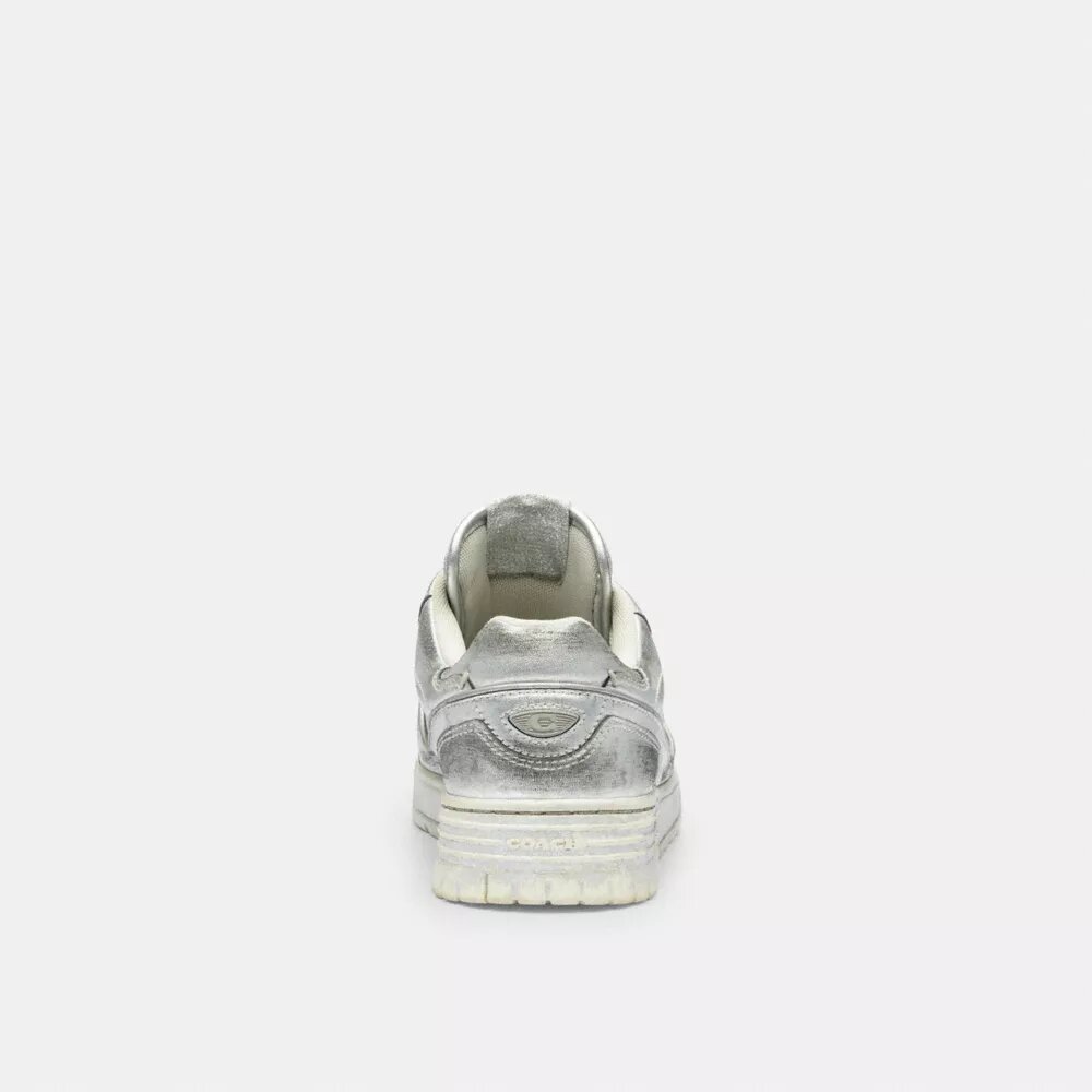 Sneaker Soho in pelle metallizzata invecchiata
