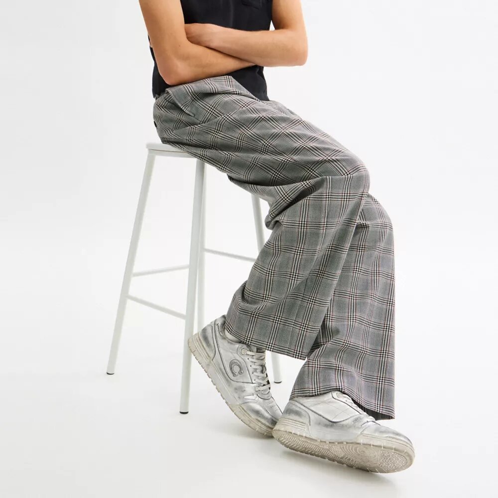 Sneaker Soho in pelle metallizzata invecchiata