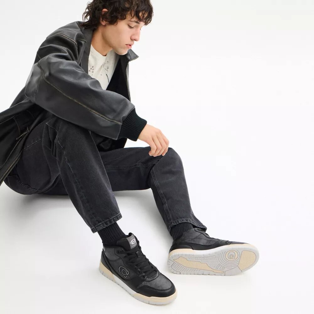 Sneaker Soho Mid Top in Signature Canvas