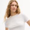 T-shirt a maniche corte con taschino in cotone biologico
