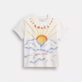 T-shirt "Airbrush 90'S Fit" in cotone biologico