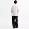 T-shirt comoda con motivo pretzel in cotone biologico