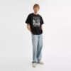T-shirt comoda "Dinosaur City" in cotone biologico