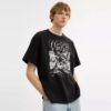 T-shirt comoda "Dinosaur City" in cotone biologico