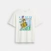 T-shirt dal taglio morbido “Collage Train” in cotone biologico