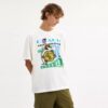 T-shirt dal taglio morbido “Collage Train” in cotone biologico