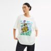 T-shirt dal taglio morbido “Collage Train” in cotone biologico