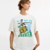 T-shirt dal taglio morbido “Collage Train” in cotone biologico