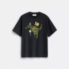 T-shirt dal taglio morbido "Rexy 10th Birthday" in cotone biologico