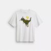T-shirt dal taglio morbido "Rexy 10th Birthday" in cotone biologico